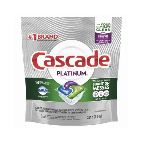 Platinum Action Pacs Fresh Dishwasher Detergent Tabs (14 Count) Platinum Action Pacs Fresh Dishwasher Detergent Tabs (14 Count)