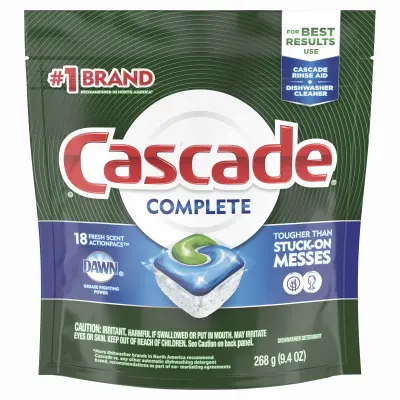 CASCADE Dishwasher Detergent Complete Fresh Scent Pods - pack of 6 86030-XCP6 CASCADE Dishwasher Detergent Complete Fresh Scent Pods - pack of 6 86030-XCP6