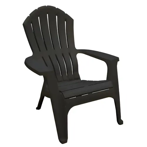 Chair RealComfort Black Polypropylene Frame Adirondack