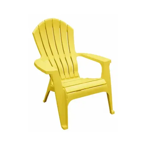 Chair RealComfort Yellow Polypropylene Frame Adirondack Chair RealComfort Yellow Polypropylene Frame Adirondack