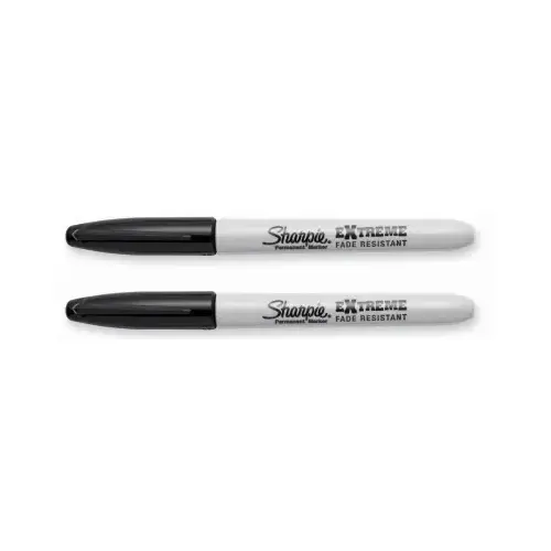 Permanent Marker Extreme Black Fine Tip Pair Permanent Marker Extreme Black Fine Tip Pair