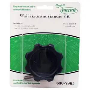 Prier 630-7965 Wall Hydrant Handle Kit Mansfield 2.25" D Plastic/Steel