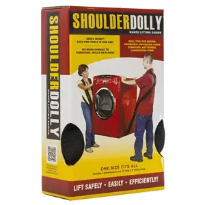 ShoulderDolly LD2000 800 Lb. Capacity Moving Straps Shoulder Dolly Black