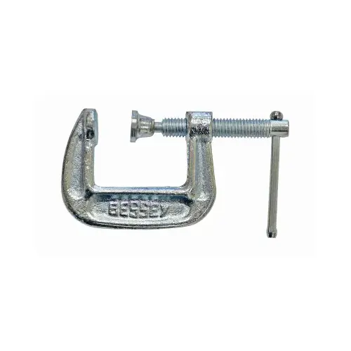 C-Clamp: 1" Max Opening, 1" Throat Depth, Forged Steel