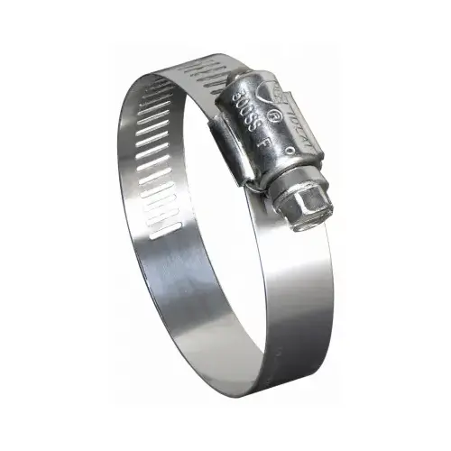 Hose Clamp, Marine Grade, Stainless Steel, -3/4 x 1-3/4-In. - pack of 10 Hose Clamp, Marine Grade, Stainless Steel, -3/4 x 1-3/4-In. - pack of 10
