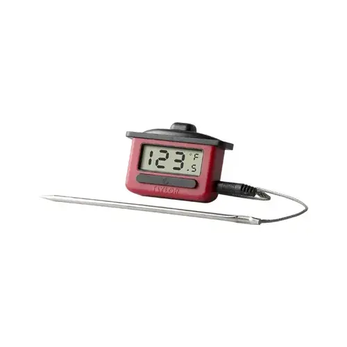Probe Thermometer Digital Red Probe Thermometer Digital Red