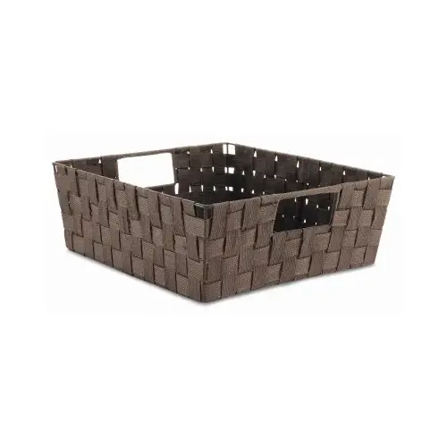 Shelf Tote 15" L X 13" W X 5" H Brown Brown Shelf Tote 15" L X 13" W X 5" H Brown Brown