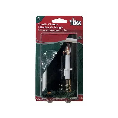 Candle Holder Clamp - 12 Packagespack of 48