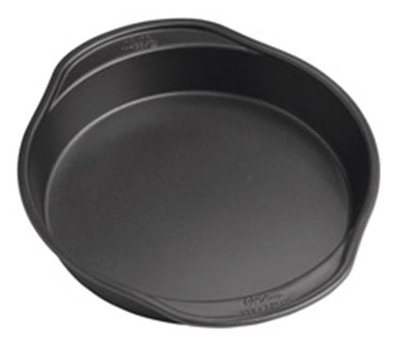 WILTON 191002907 Gold Non-Stick Bakeware Round Cake Pan, 1.5 x 9 In. Gray