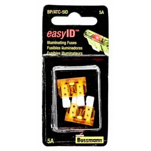 Bussmann BP/ATC-5ID-XCP5 Automotive Fuse, ATC-ID, 32 VDC, 5 A, 1 kA Interrup - 2 per pack x5 packs