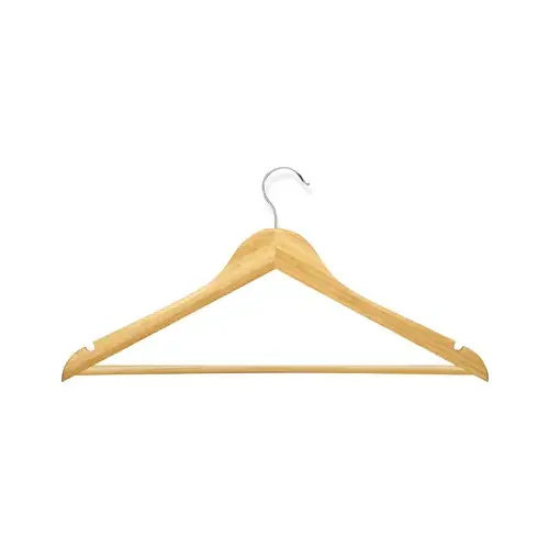 Suit Hanger 9-5/16" H X 7/16" W Brown