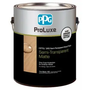 PPG ProLuxe Cetol Door & Window Wood Finish - Transparent Natural Solvent-Based, 1 Quart