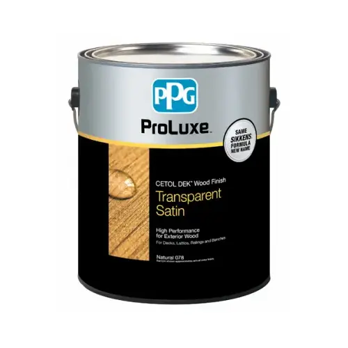 Proluxe Cetol Wood Finish, Transparent, Natural Oak, Liquid, 1 gal, Can Proluxe Cetol Wood Finish, Transparent, Natural Oak, Liquid, 1 gal, Can