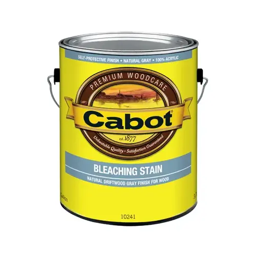 140.00.007 Exterior Bleaching Stain, Natural Gray, Liquid, 1 gal 140.00.007 Exterior Bleaching Stain, Natural Gray, Liquid, 1 gal