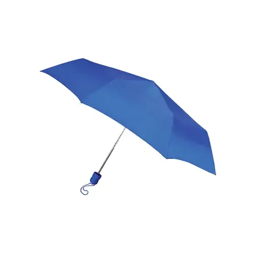 Manual Super Mini Umbrella, 42 In. Coverage, Assorted Colors Blue