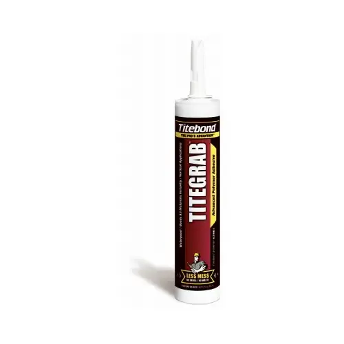 6701 Wall Adhesive, Liquid, Acrylic, White, 9.5 oz Cartridge