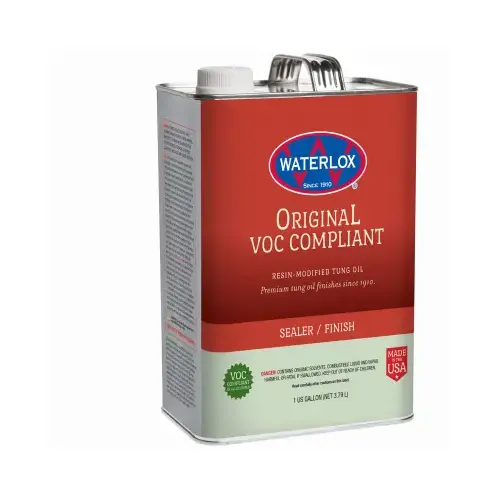 Sealer and Finish, Medium-Gloss, Liquid, Dark Amber, 1 gal - pack of 4 Sealer and Finish, Medium-Gloss, Liquid, Dark Amber, 1 gal - pack of 4