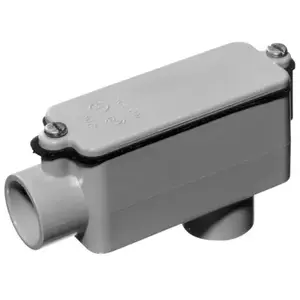Carlon E986E-CTN Conduit Body 3/4" D PVC For PVC Gray