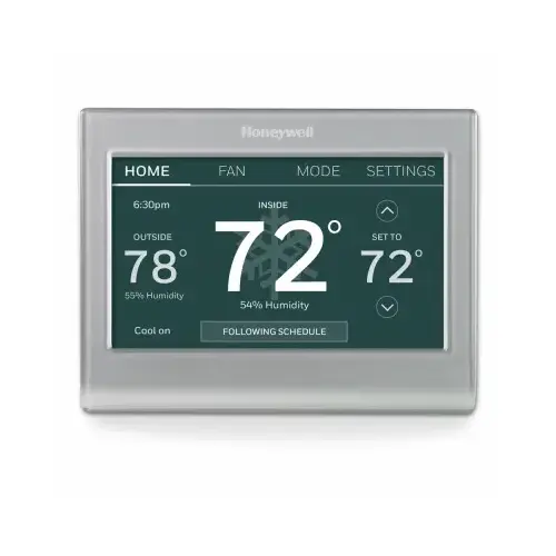 RTH9585WF Programmable Thermostat, 24 V, Silver