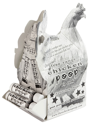 Chicken Poop Lip Junk 1011 Lip Junk Original 0.15 Oz. All-Natural Lip Balm Display (72-Count)
