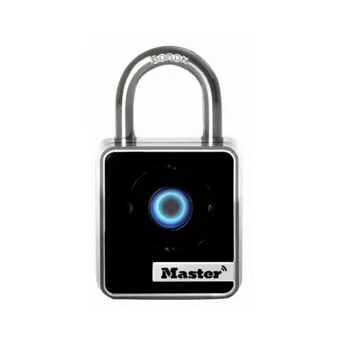 Bluetooth Smart Padlock Bluetooth Smart Padlock, 1-29/32" Body Width, 9/32" Shackle, Open with Phone or Keypad Bluetooth Smart Padlock Bluetooth Smart Padlock, 1-29/32" Body Width, 9/32" Shackle, Open with Phone or Keypad