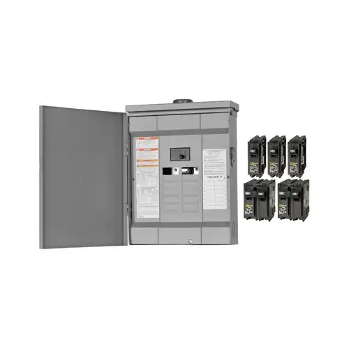 Load Center, 24 -Pole, 125 A, 12 -Space, Plug-On Neutral, NEMA 3R Enclosure Load Center, 24 -Pole, 125 A, 12 -Space, Plug-On Neutral, NEMA 3R Enclosure