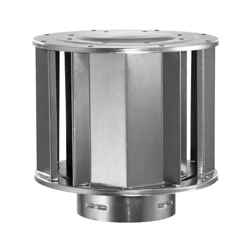 3 in. High Type B Vent Wind Cap for Chimney Pipe Silver 3 in. High Type B Vent Wind Cap for Chimney Pipe Silver