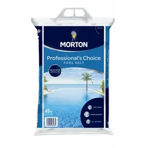 Morton F124660000G Pool Salt, 40-Lbs.