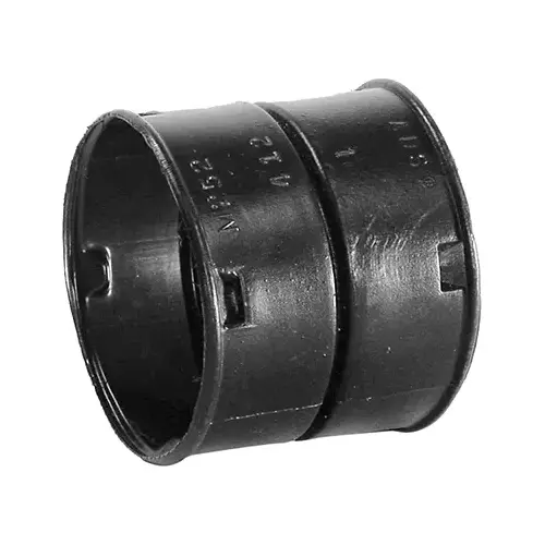 Coupling 6" Snap X 6" D Snap Polyethylene 5-1/2" Black Coupling 6" Snap X 6" D Snap Polyethylene 5-1/2" Black