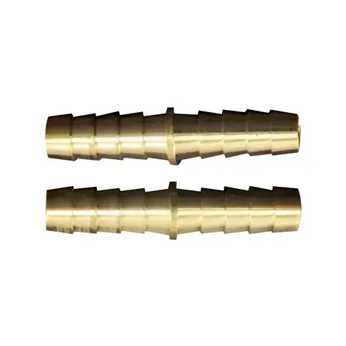 Hose Mender Fitting, Brass, 3/8-In   pair