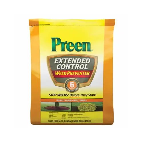 Extended Control Weed Preventer, Covers 1,630 sq. Ft., 10 Lbs.