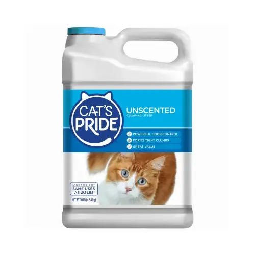 Scoopable Cat Litter Cat's Pride No Scent 10 lb Scoopable Cat Litter Cat's Pride No Scent 10 lb