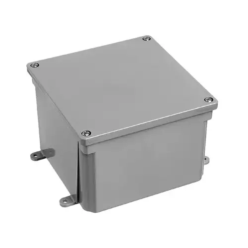 8 in. x 4 in. PVC Junction Box Gray 8 in. x 4 in. PVC Junction Box Gray