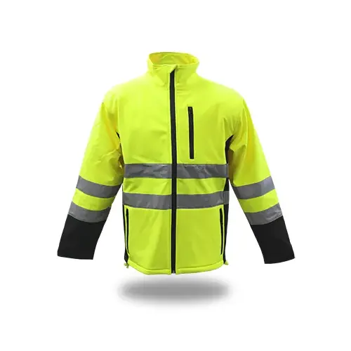 Waterproof Jacket, Hi Viz Yellow, XXL Waterproof Jacket, Hi Viz Yellow, XXL
