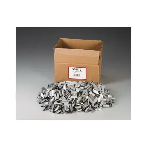 Metal Seals For Plastic Strapping, 1/2-In., 1000-Ct.