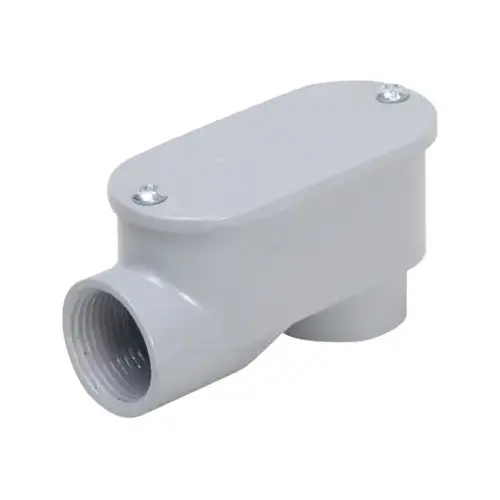 Conduit Fitting, Rigid Service Entrance Elbow, Die-Cast Aluminum, 1.25-In. - pack of 2 Conduit Fitting, Rigid Service Entrance Elbow, Die-Cast Aluminum, 1.25-In. - pack of 2