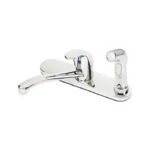 Kitchen Faucet With Side Spray, Single Lever, Chrome Kitchen Faucet With Side Spray, Single Lever, Chrome