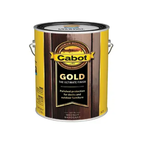Gold Ultimate Exterior Wood Finish, Moonlit Mahogany, Low VOC, 1-Gallon Gold Ultimate Exterior Wood Finish, Moonlit Mahogany, Low VOC, 1-Gallon