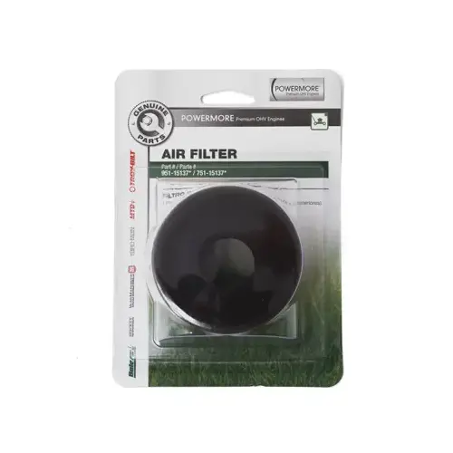 Air Filter, Foam Filter Media, For: 2018 and After Walk-Behind Mower Air Filter, Foam Filter Media, For: 2018 and After Walk-Behind Mower