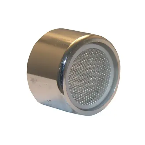Faucet Aerator, Chrome, 1.2-GPM, 55/64-In. x 27 Female Faucet Aerator, Chrome, 1.2-GPM, 55/64-In. x 27 Female