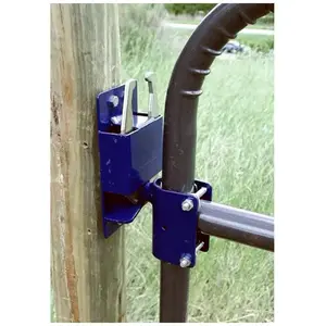 SpeeCo S16100300 Gate Latch, 2-Way, Blue, For: 1-5/8 to 2 in OD Round Tube Gate