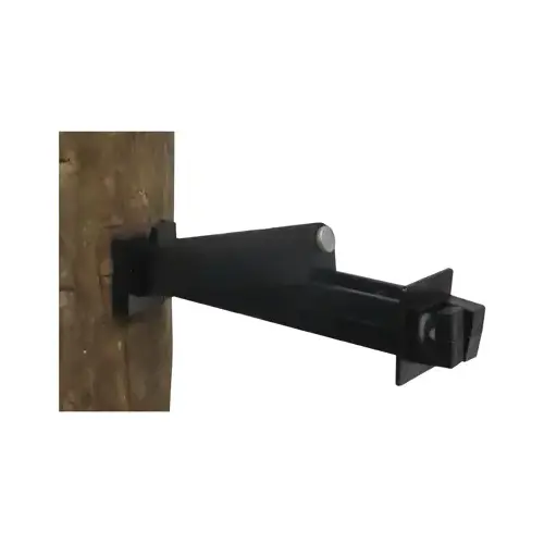 Wood Post 5-In. Insulator Extenders, Black, 15-Pk.