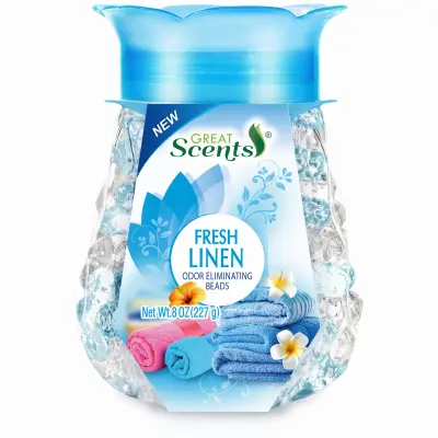 DELTA BRANDS INC. Odor Absorbing Beads Fresh Linen Scent 10-oz. 11939-12