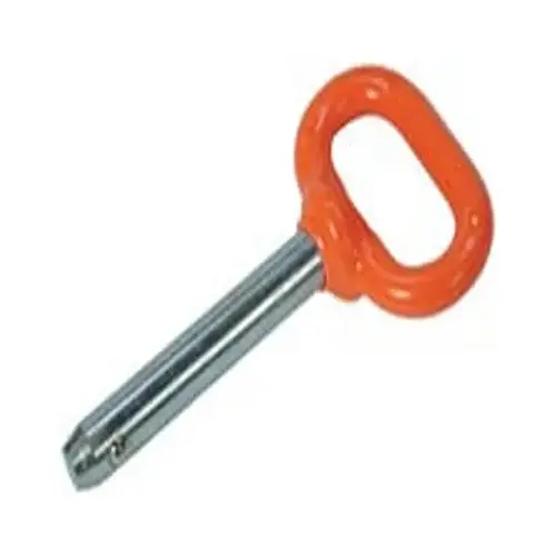 Detent Pin, Orange Handle, 5/8 x 3-In.