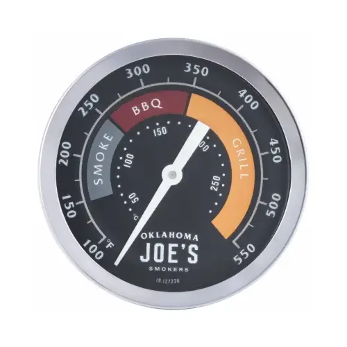 Smoker Thermometer, Stainless Steel, 3-In. Smoker Thermometer, Stainless Steel, 3-In.