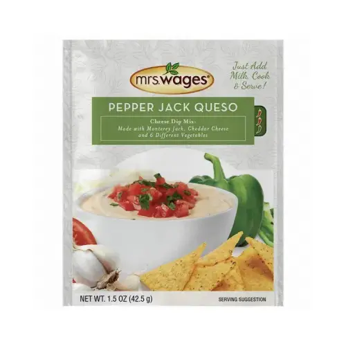 Pepper Jack Queso Cheese Dip Mix, 1.5-oz. Pepper Jack Queso Cheese Dip Mix, 1.5-oz.