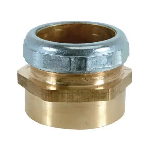 Pipe Fitting, Waste/Trap Connector, 1.5 OD x 1.5-In. FPT Pipe Fitting, Waste/Trap Connector, 1.5 OD x 1.5-In. FPT
