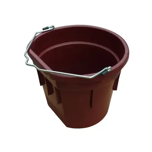 Utility Bucket, Flat Sided, Deep Red Resin, 20-Qts. Utility Bucket, Flat Sided, Deep Red Resin, 20-Qts.