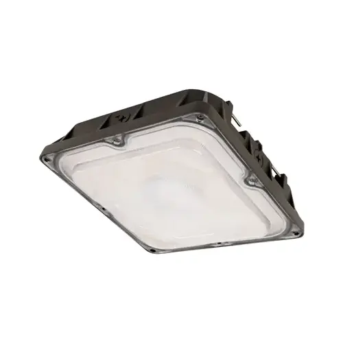 LED Canopy Light Fixture, Commercial-Grade Aluminum Housing, 4700 Lumens, 45-Watt, 10-In. LED Canopy Light Fixture, Commercial-Grade Aluminum Housing, 4700 Lumens, 45-Watt, 10-In.