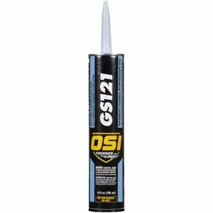OSI 1943973 GS121 Series Gutter and Seam Sealant, Clear, Paste, 10 oz Cartridge